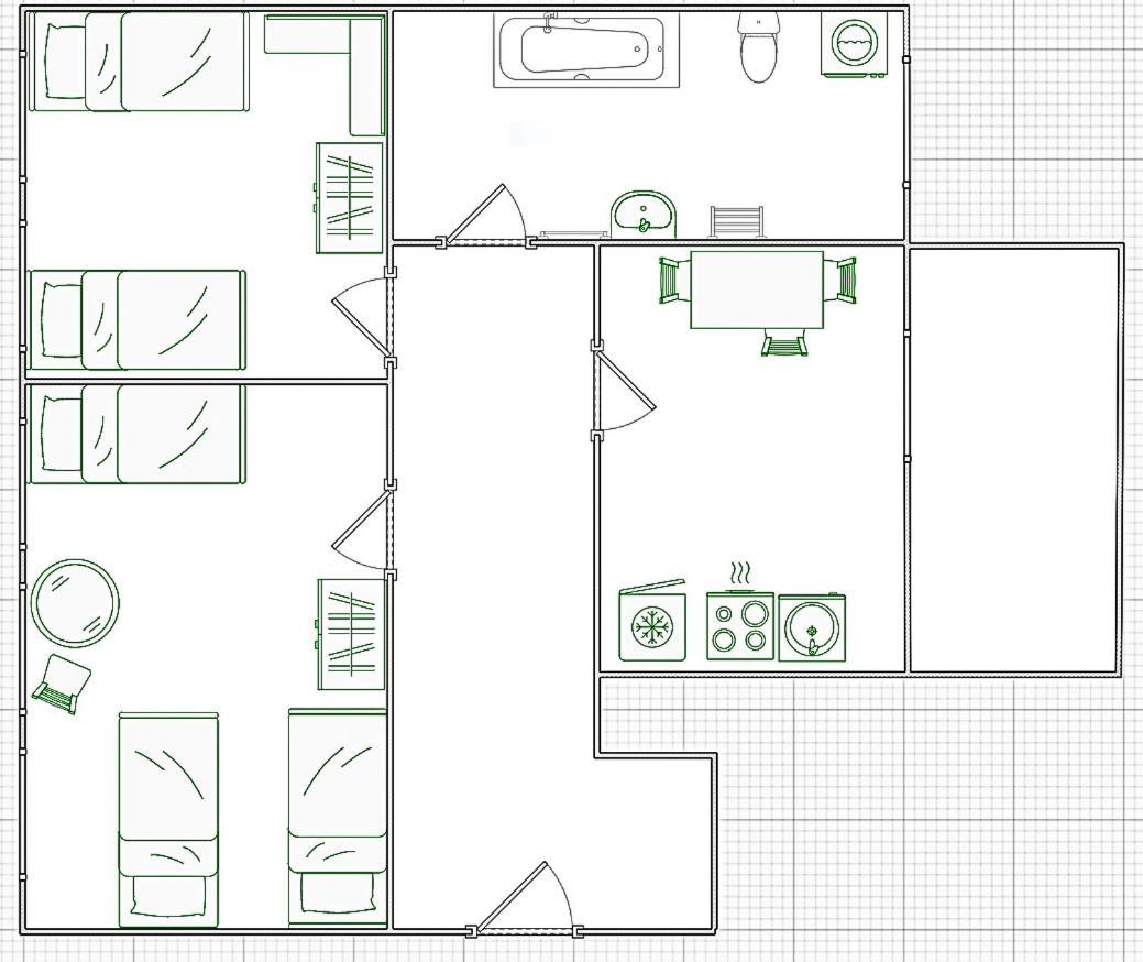 Komfortable 2-zimmerwohnung Ludwig With Balcony 2 5 Single Beds Leipzig